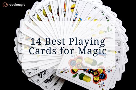 best playing cards for magic.
